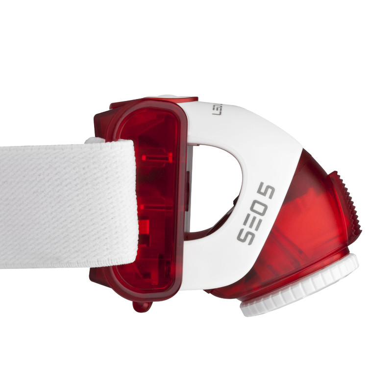 LED LENSER Lanterna para cabeça SEO5 Vermelho