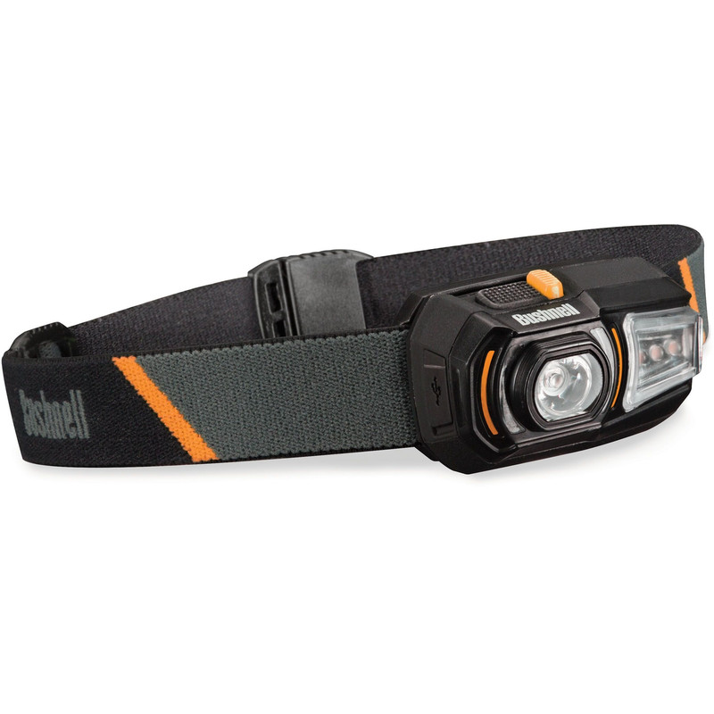 Bushnell Lanterna para cabeça RUBICON 10R125ML, recarregável