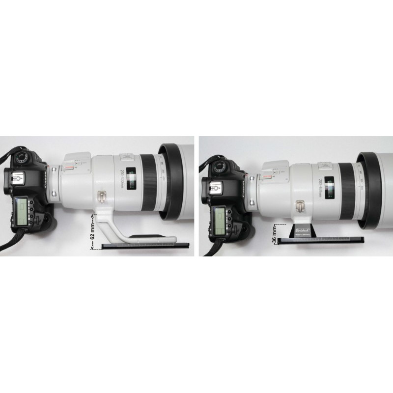 Berlebach Suporte de câmara Adaptadores para teleobjectivas Canon