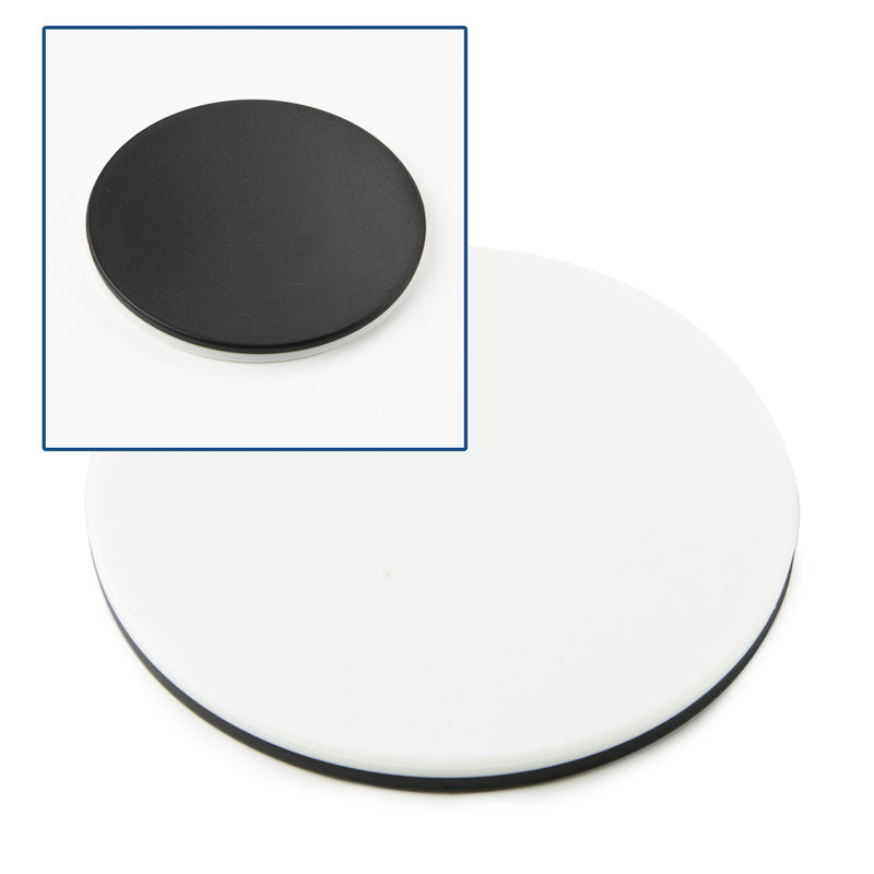 Euromex Placa para objetos preto/branco 60 mm SB.9956