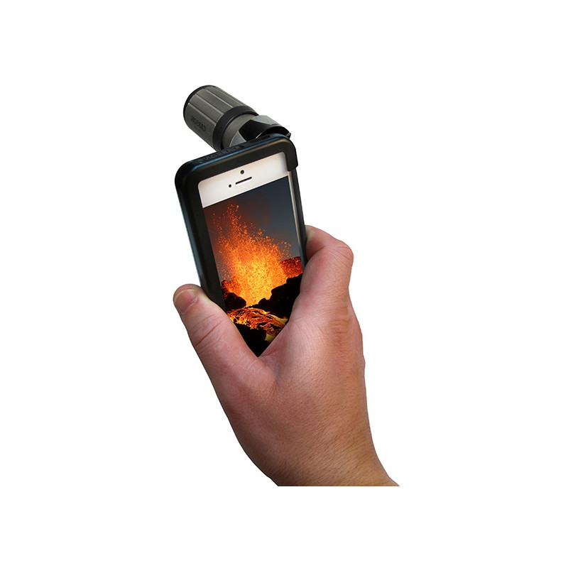 Carson Monóculo HookUpz 7x18 Mono com Adaptadores para smartphone iPhone 5