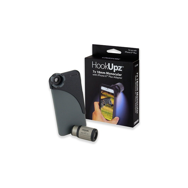 Carson Monóculo HookUpz 7x18 Mono com Adaptadores para iPhone 6 Plus