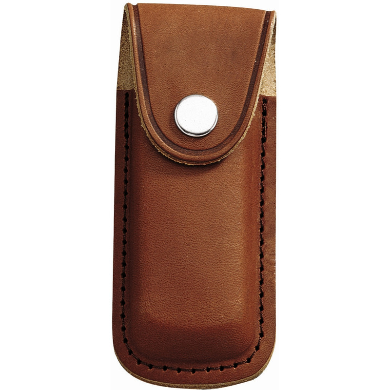 Herbertz Estojo em pele para Canivete 2690130, castanho claro, para 13 cm