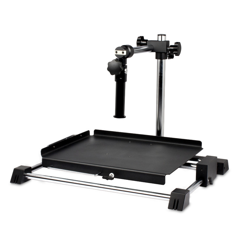 Motic Overhanging stand Mesa manual grande, Coluna Ø 32mm
