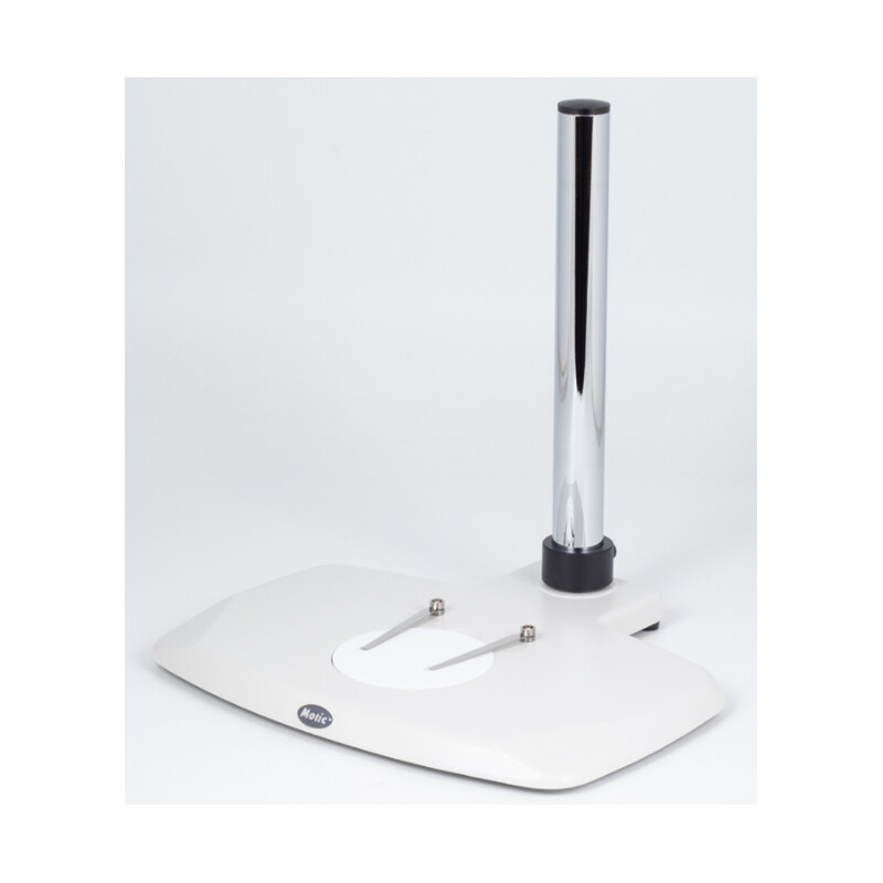 Motic 2112 Tripé com Estante de amostra grande 380x330 mm, Coluna de 32 mm