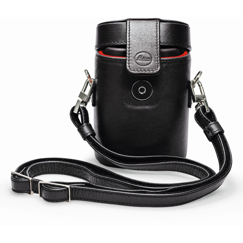 Leica Bolsa em pele preta para 10x25