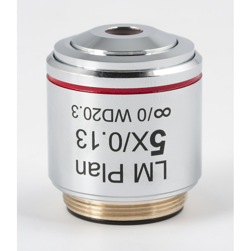 Motic objetivo Objetiva CCIS Achromat. LM PL 5x/0.13 (AA=20.3mm)
