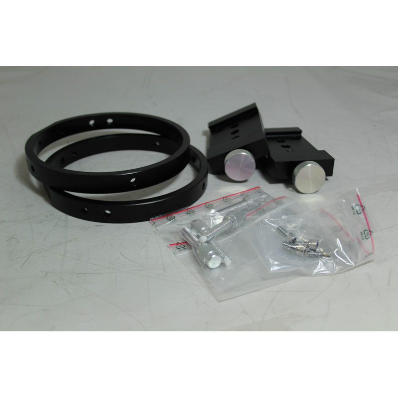 Anéis de fixação de telescópio guia de 150 mm com braçadeira de 2".