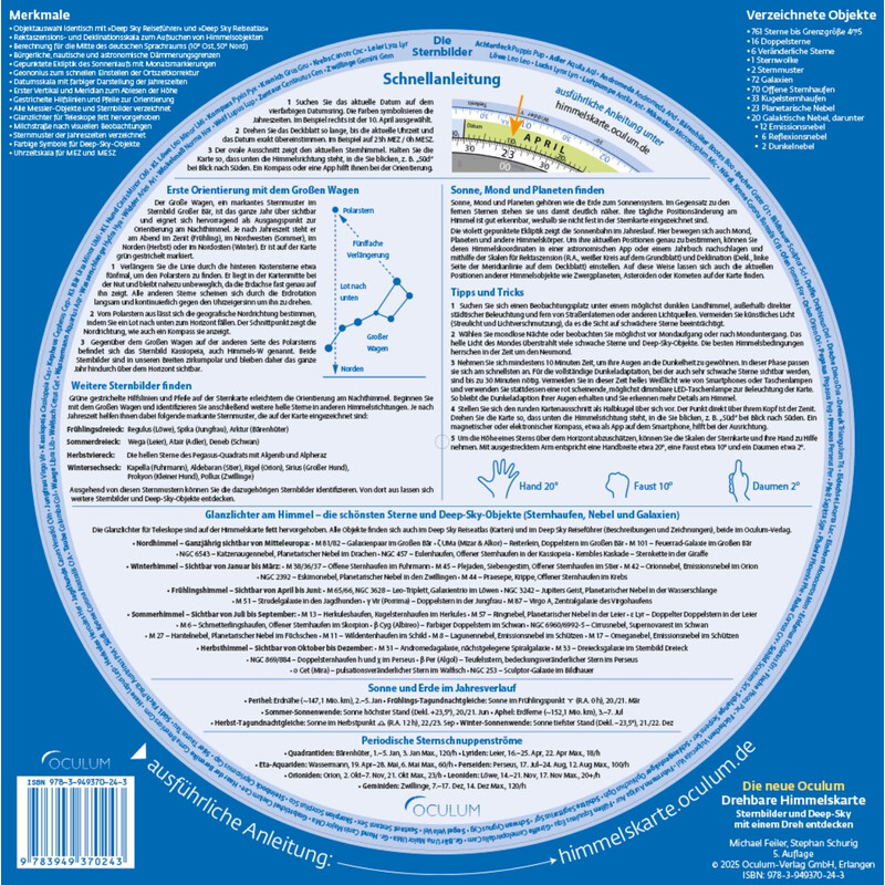 Oculum Verlag Carta celeste rotatória