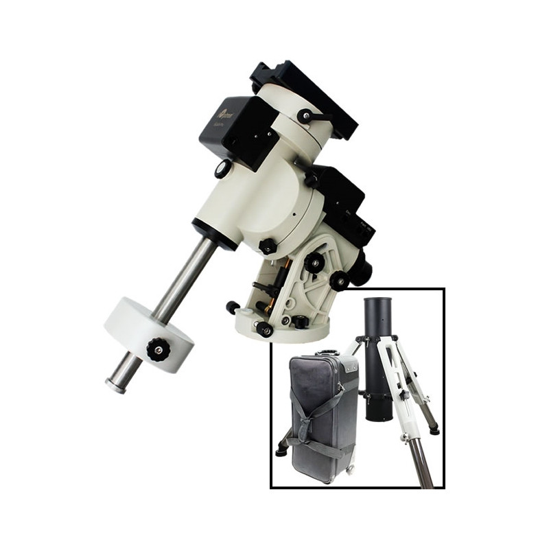 iOptron Montagem iEQ45 Pro mit Säulenstativ Tri-Pier und Rollkoffer für Tri-Pier