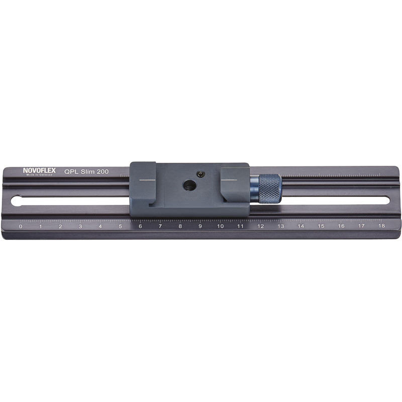 Novoflex Placa de fixação QPL Slim 200 200 x 39 mm com Q=Mount Mini montado