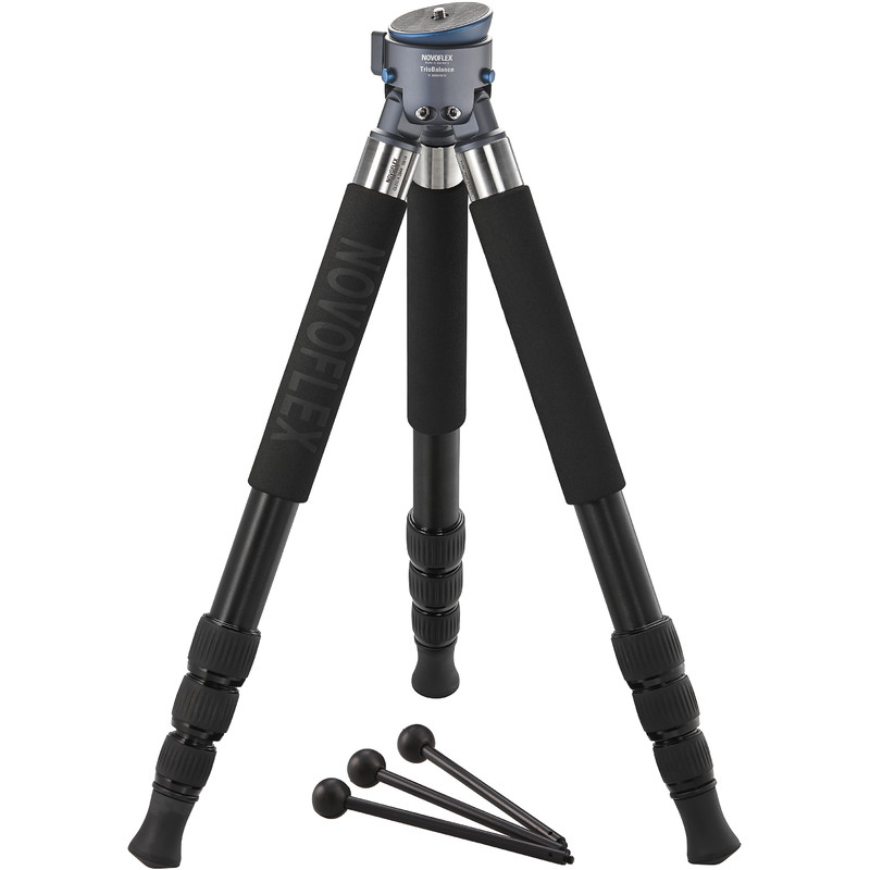 Novoflex Conjunto de tripé TrioBalance A2844 com pernas compactas de alumínio de 4 segmentos