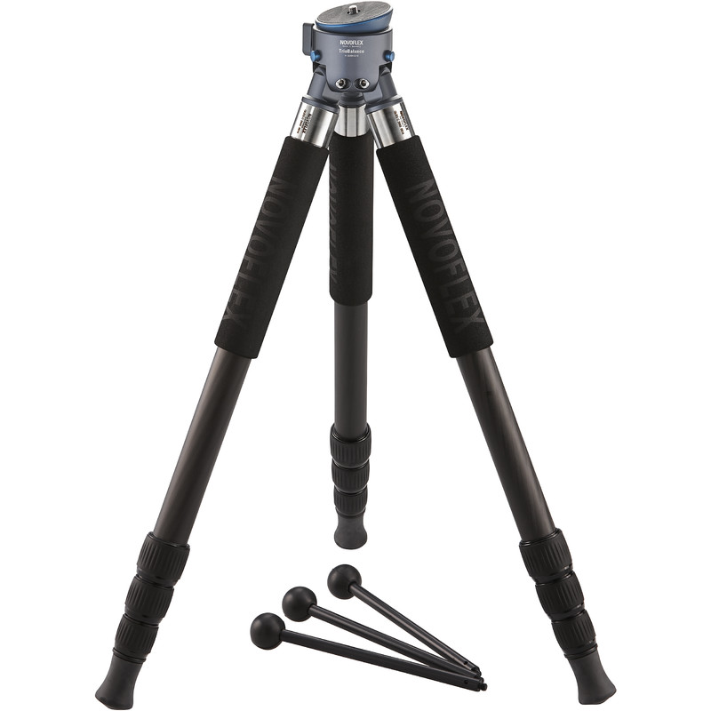 Novoflex Conjunto de tripé TrioBalance C2840 com pernas em fibra de carbono, 4 segmentos