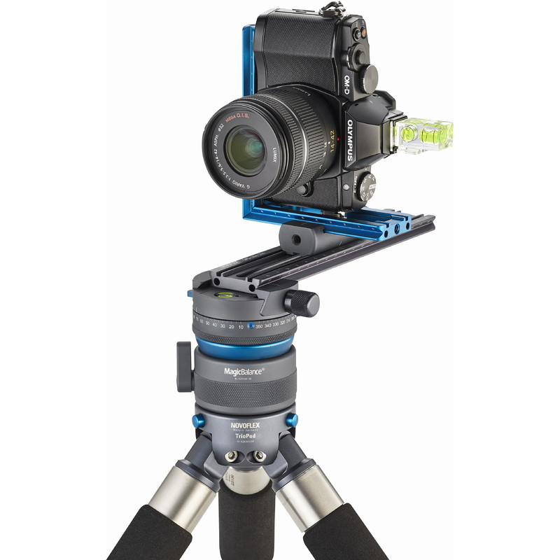 Novoflex Cabeça panorâmica para tripé Sistema VR Mini Sistema panorâmico de linha única