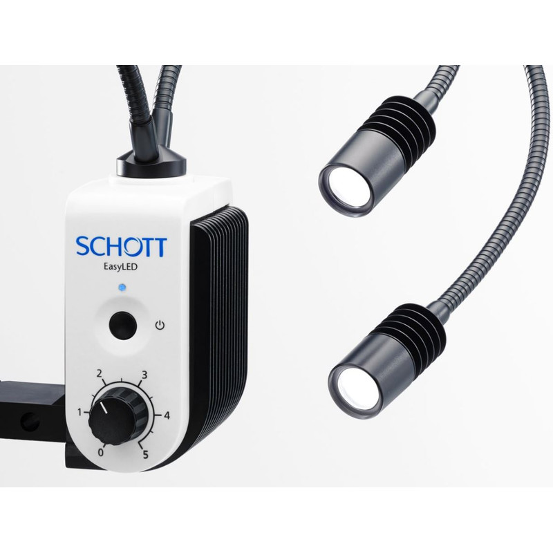 SCHOTT Sistema de iluminação EasyLED Double Spot Plus incl. Fonte de alimentação