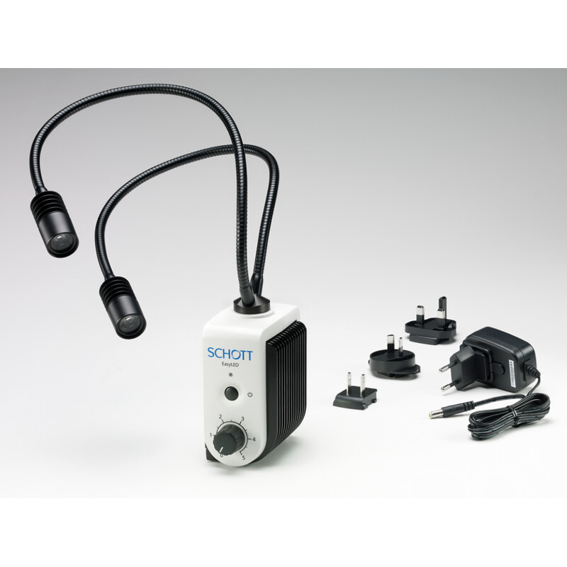 SCHOTT Sistema de iluminação EasyLED Double Spot Plus incl. Fonte de alimentação