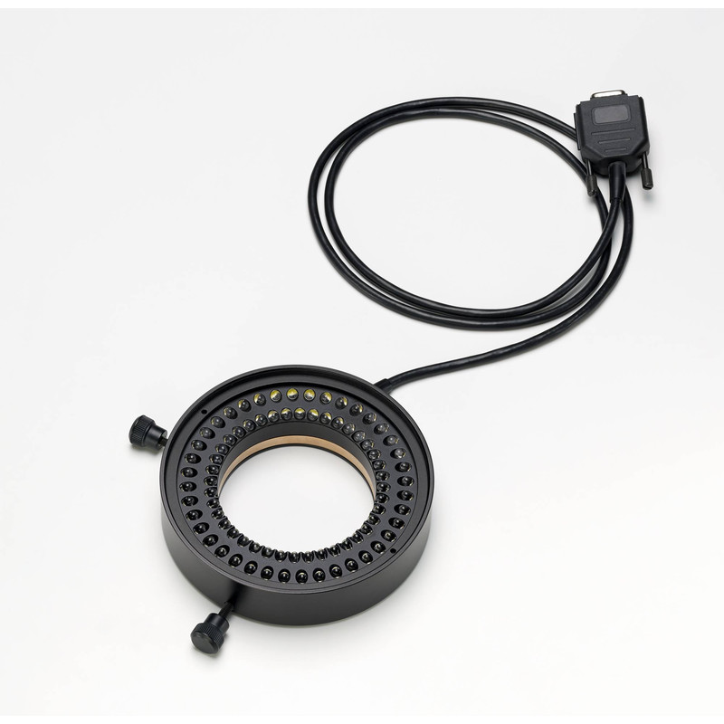 SCHOTT Anel de luz LED para o seu interior. Campo iluminado S 80-25, 80LED, segmento. Espaço mín. 25mm, Ø 66 mm