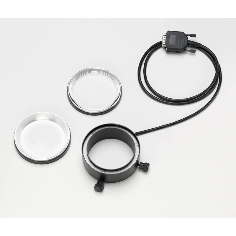SCHOTT LED Anel de luz fino, LED, segmentado, Ø exterior 82mm, Ø interior 66