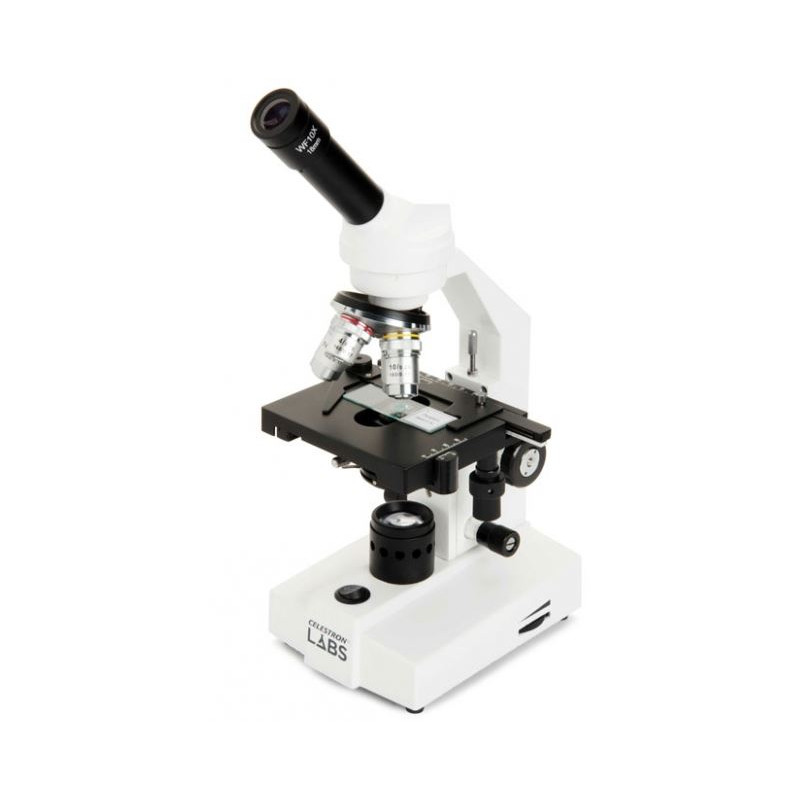 Celestron Microscópio LABS CM2000CF, mono, 40x, 10x, 400x, 800x,1000x 2000x, LED