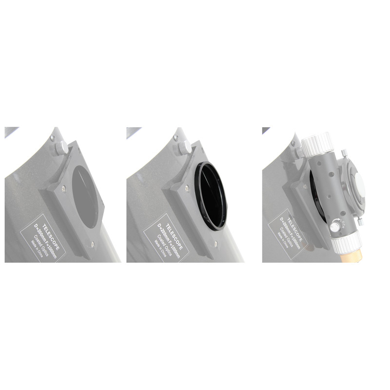 Omegon Adaptadores de 80 mm + placa de adaptação