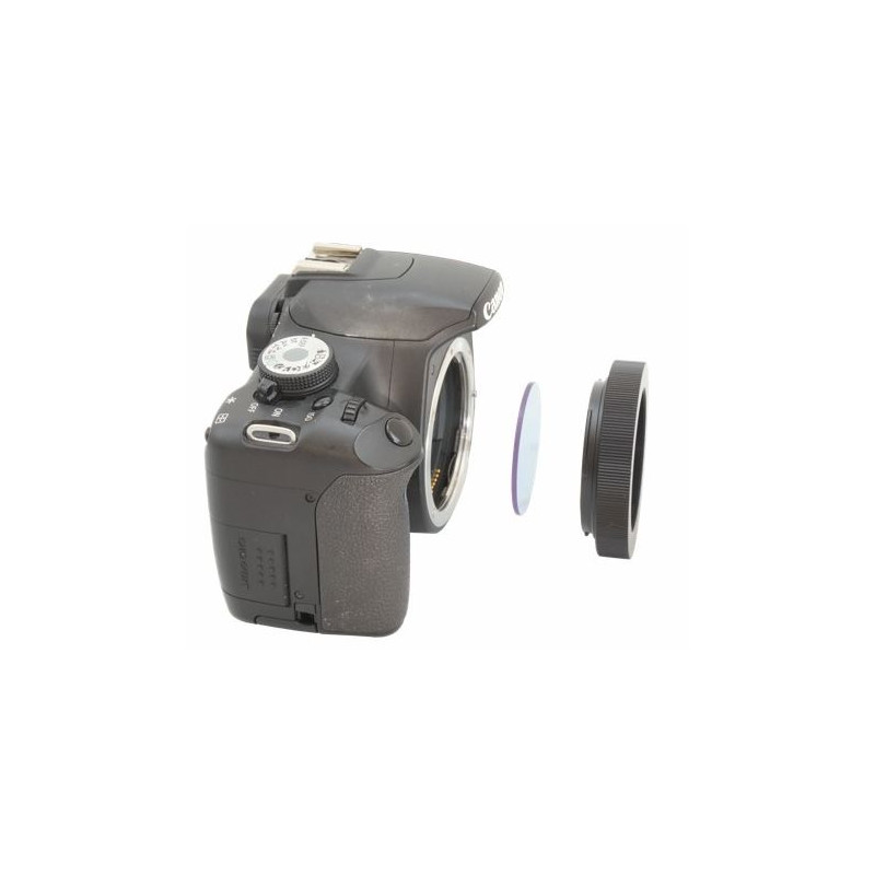 PrimaLuceLab Anel T2 Canon EOS com suporte de filtro 2"
