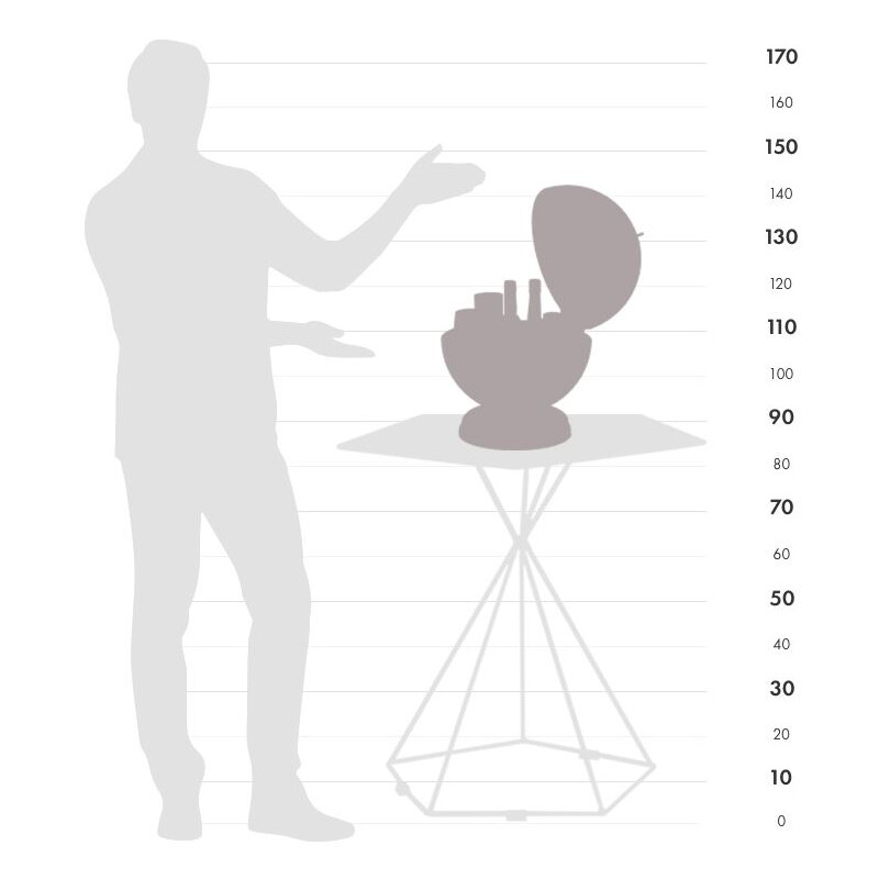 Zoffoli living Globo Bar Urano 40cm