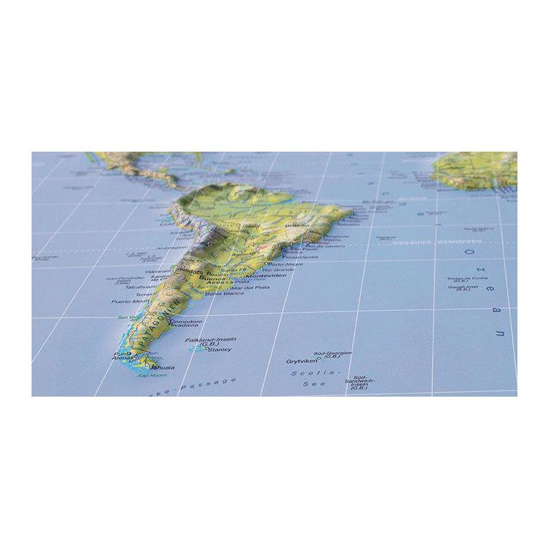 Stellanova 3D Mapa mundial magnético, Escala 1:73 Milhões