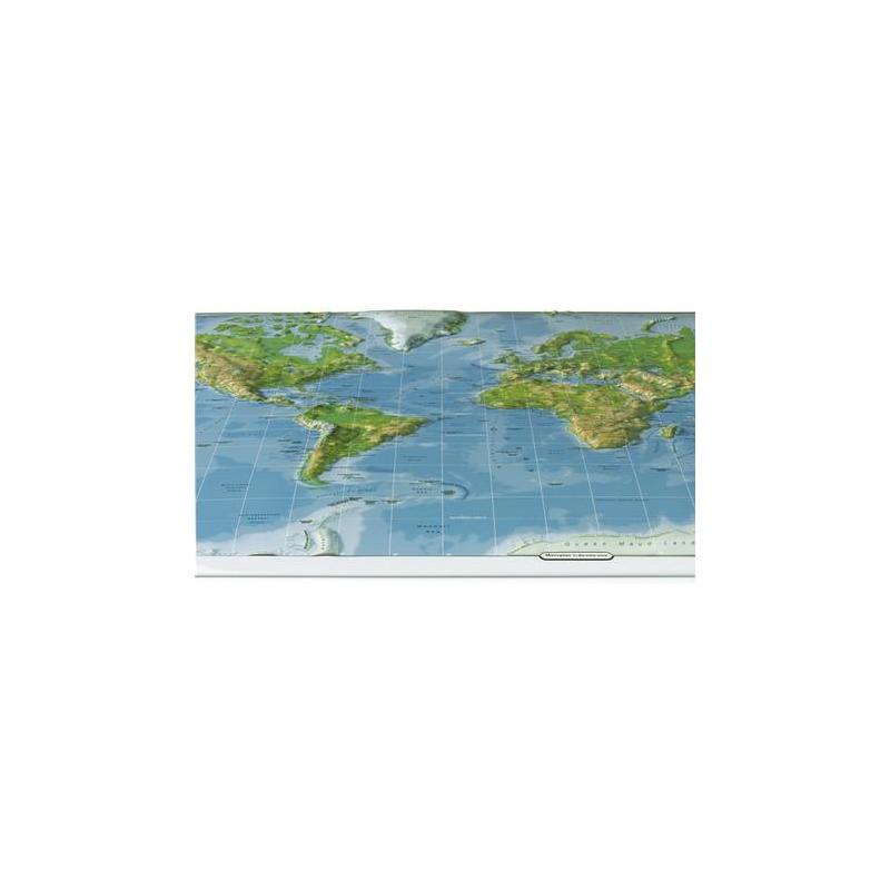 Kober-Kümmerly+Frey 3D Mapa mundial magnético, Escala 1:62 Milhões