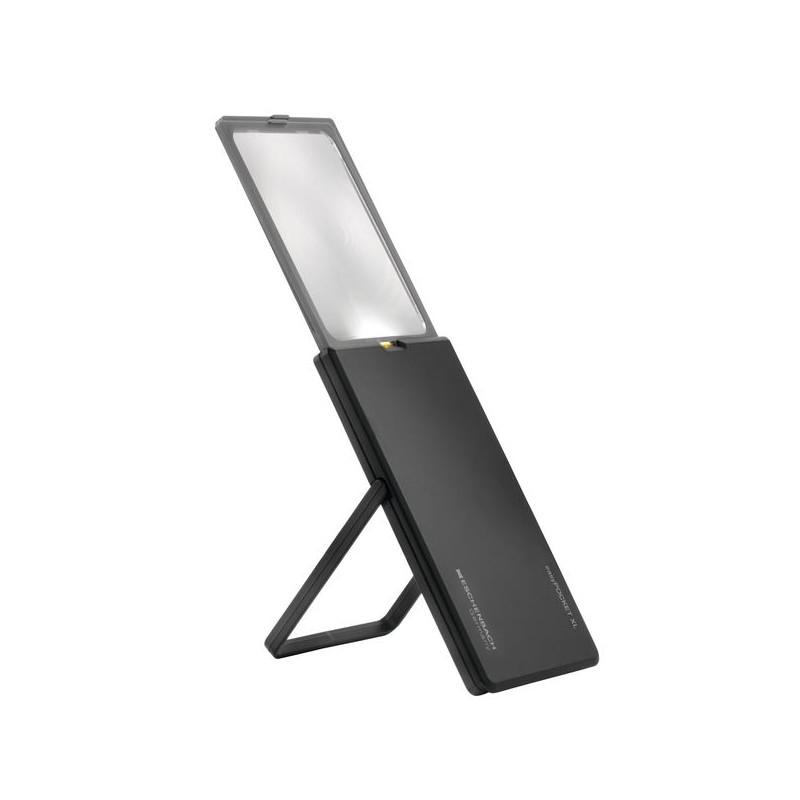 Eschenbach Lupa easyPocket XL 75x50mm 2,5x preto