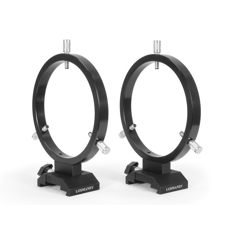 Losmandy Anéis de fixação de telescópio guia com Ligação rápida, 160mm