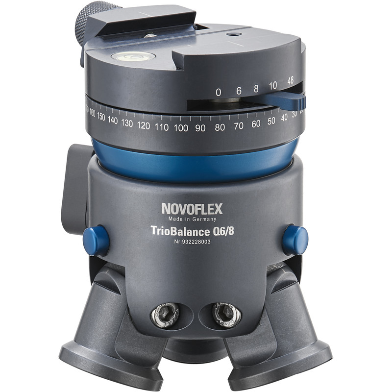 Novoflex Base de tripé TrioBalance Q 6/8 com click-stop panorâmico