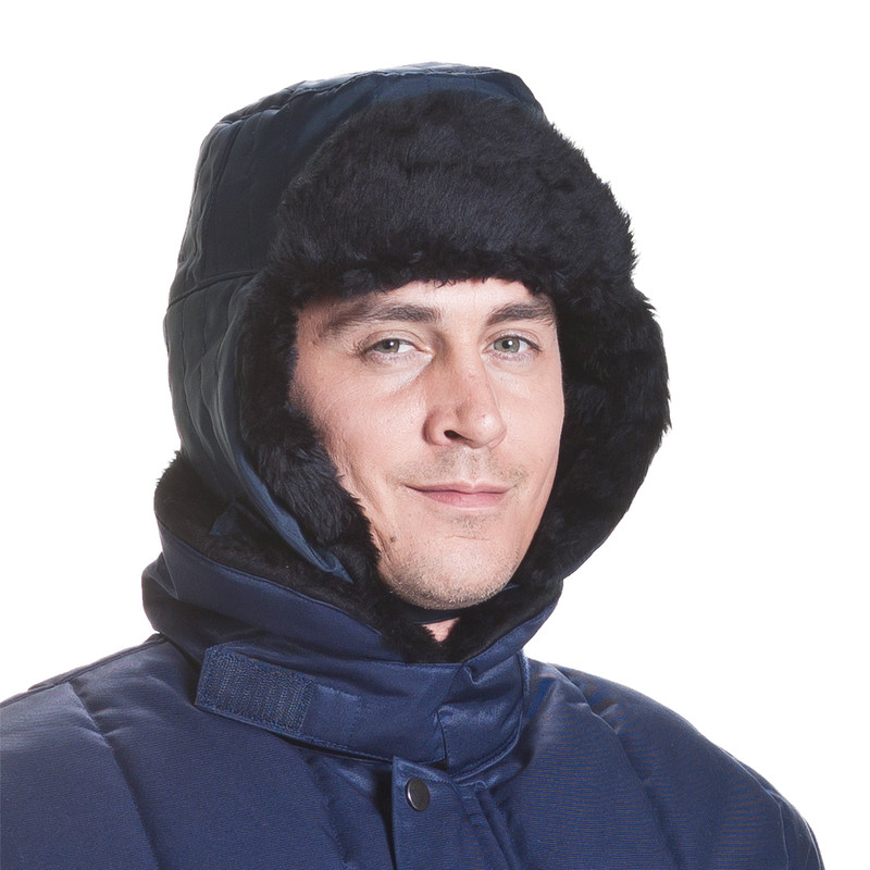 ColdTex Chapéu de pele de proteção contra o frio com abas para as orelhas tamanho XL