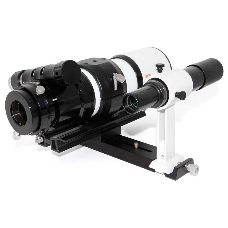 TS Optics Trilho em prisma com duas pinças Vixen-Style
