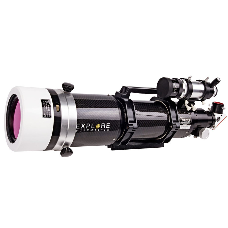 Explore Scientific Refrator apocromático AP 102/712 ED CF Lunt LS100F H-alpha B1200 OTA