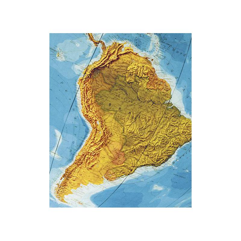 Columbus Globo com pedestal Latão Duo 40cm (Francês)