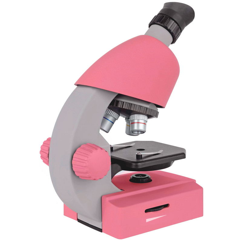 Bresser Junior Microscópio JUNIOR 40x-640x, rosa