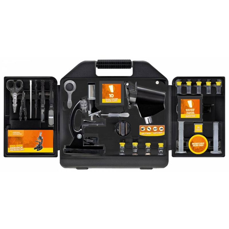 National Geographic Conjunto de Microscópio 300x-1200x (incl. estojo)