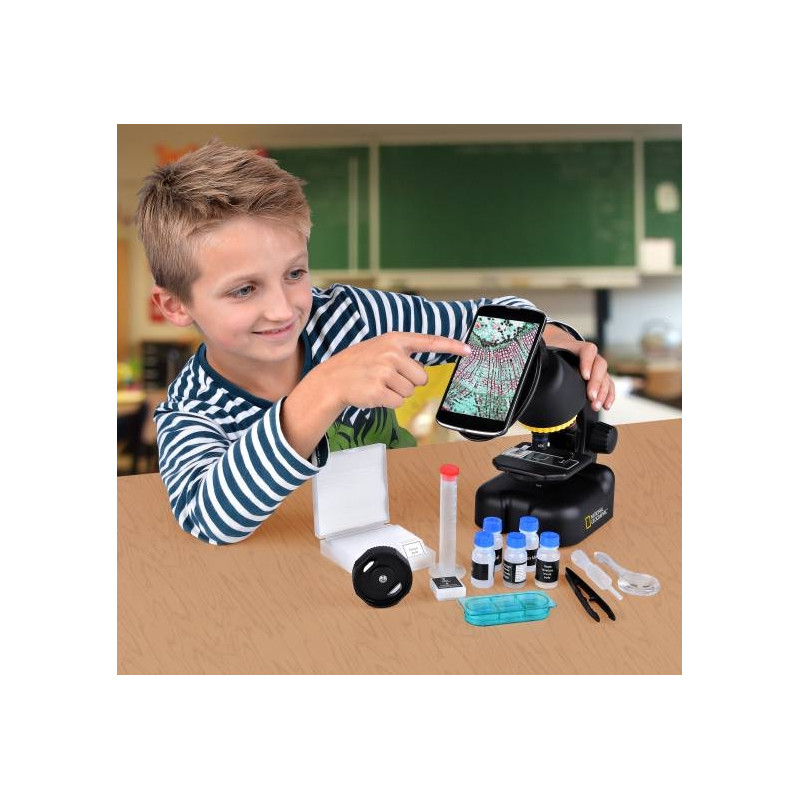 National Geographic Microscópio 40x-640x incl. Adaptador de Smartphone