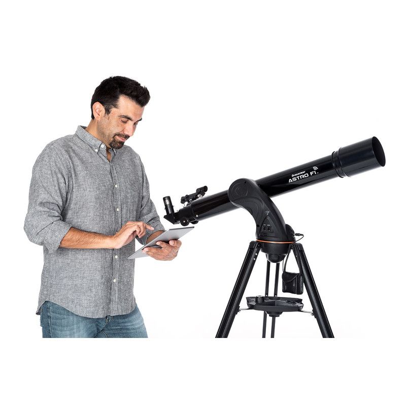 Celestron Telescópio AC 90/910 AZ GoTo Astro Fi 90