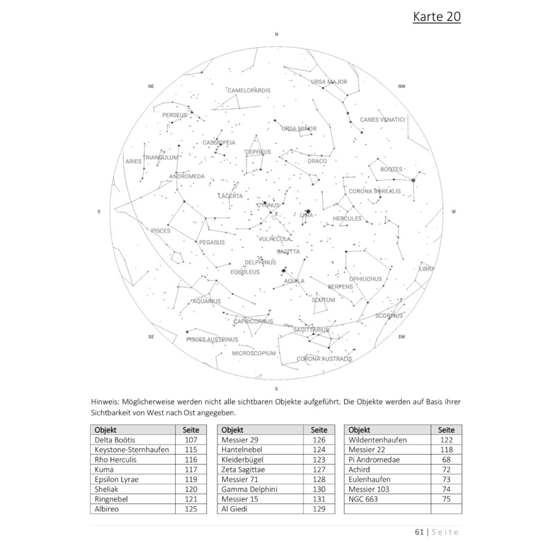 Orion Leitfaden für die Sternbeobachtung mit Teleskopen