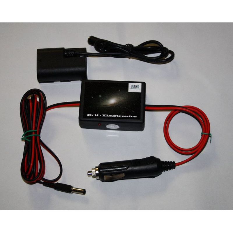 Ertl Elektronics Suprimento de energia Mobile 12V para Canon EOS 5D, 6D, 60D, 60DA, 7D