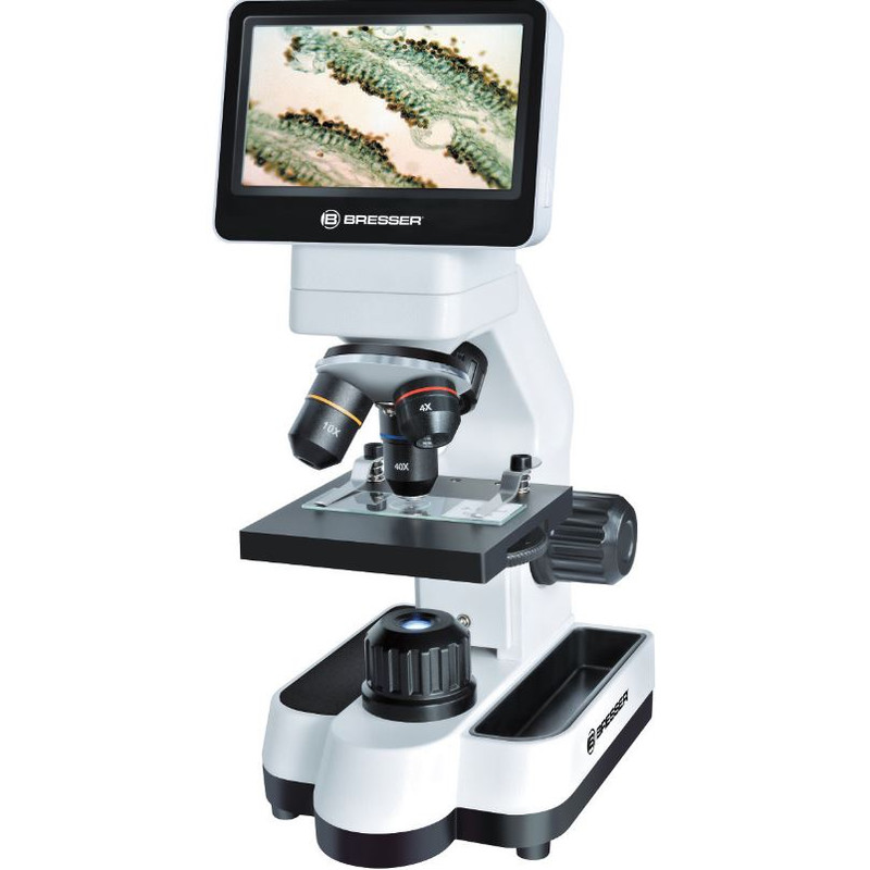 Bresser Microscópio LCD tátil, 5MP, 40x-1400x
