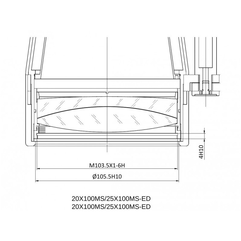 APM Binóculo MS 20x100