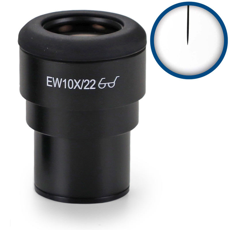 Euromex Ocular de medição IS.6210-P, WF 10x/22, pointer, Ø 30 mm (iScope)