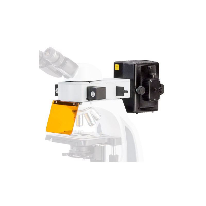 Euromex Extensão de fluorescência IS.9200-3NF, 3 posições e 2 blocos de filtros vazios sem filtro