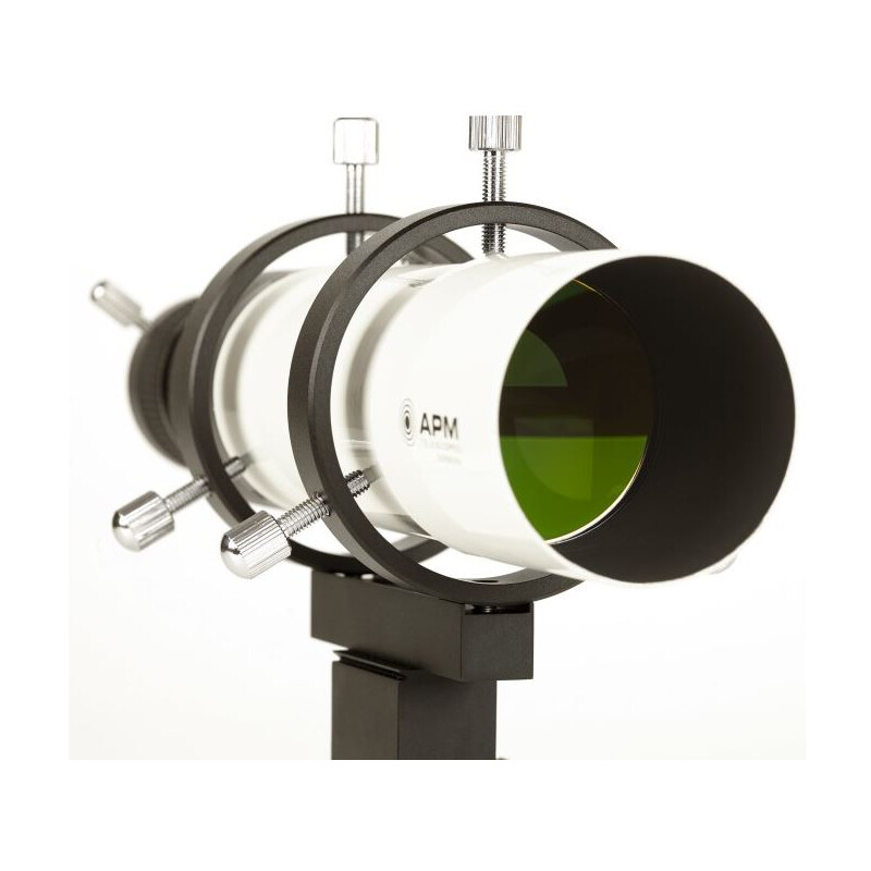 APM Luneta buscadora de 50 mm de visão reta com Ocular com mira iluminada
