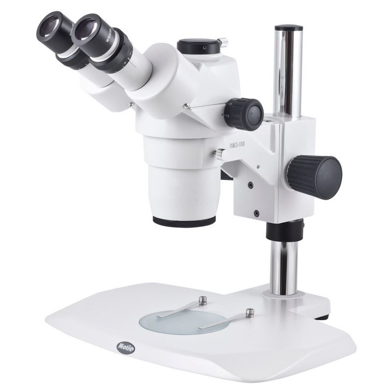 Motic Microscópio estéreo zoom SMZ-168-TP, trino, 7,5x - 50x