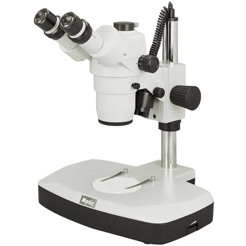 Motic Microscópio estéreo zoom SMZ-168-TL, trino, 7,5x - 50x