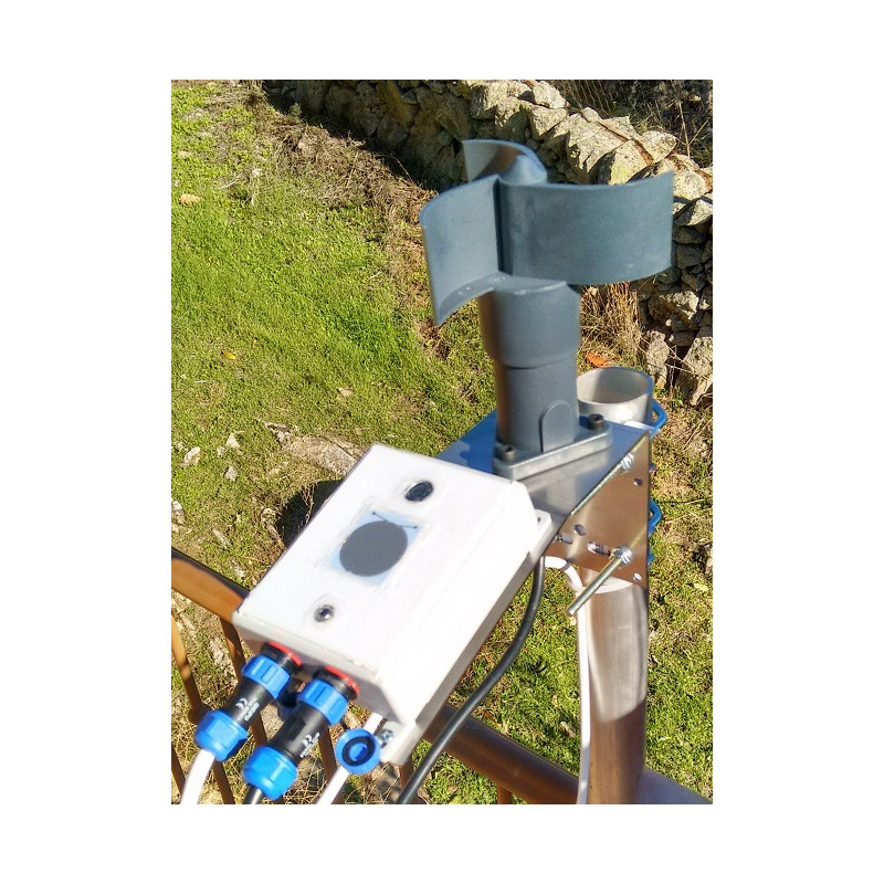 Lunatico Montagem com braçadeira para montagem do sensor meteorológico e dos Anemômetros