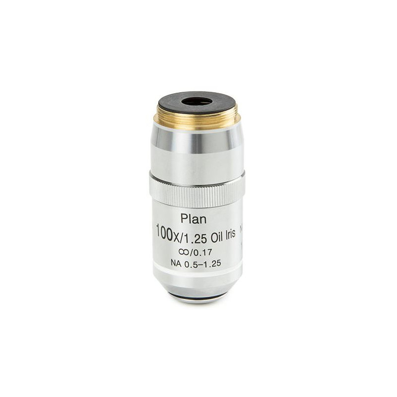 Euromex Objetivo DX.7200-I, 100x/1,25 PLi S plan, infinity, oil, iris diaphragm w.d. 0,2 mm (Delphi-X)